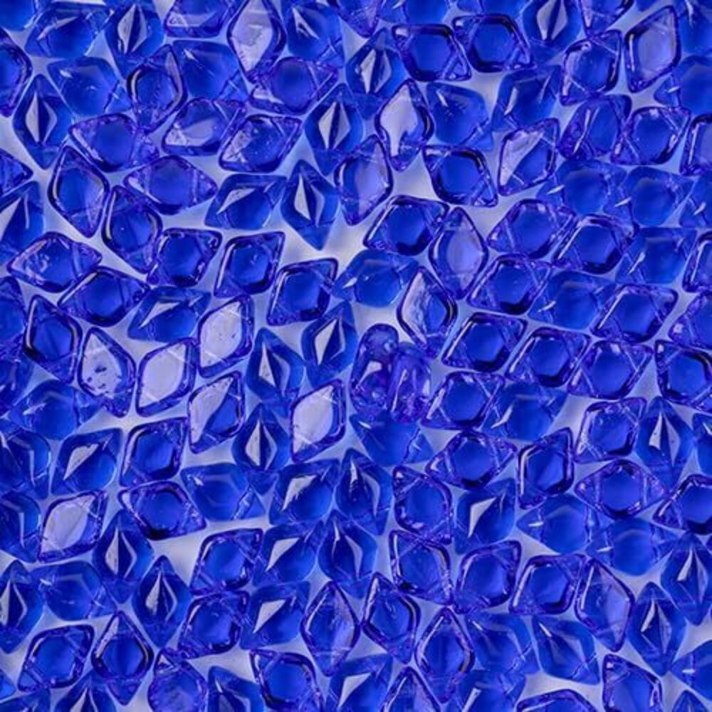 8966 Matubo Czech Gemduo 2-Hole, Sapphire, 50g